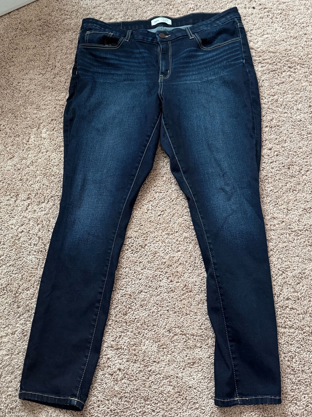 BKE Women’s Dark Blue Skinny Jeans